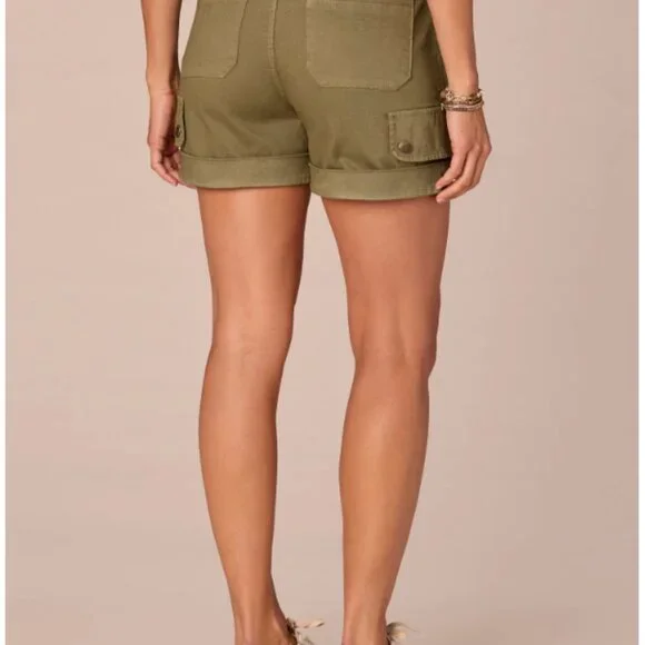 "Ab"solution Skyrise 4.5" Inseam Double Button Cargo Short WS-164 - Picture 3 of 4